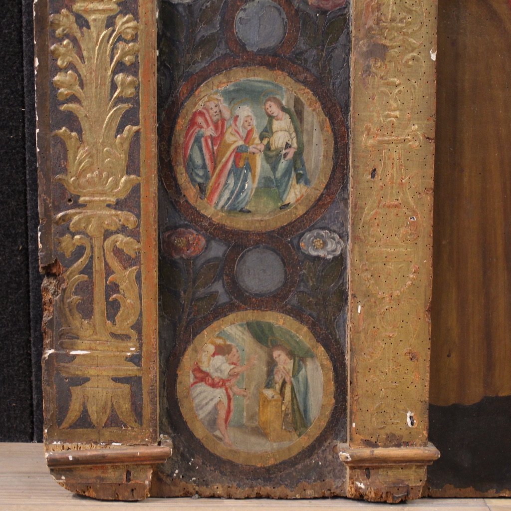 Grande tavola italiana del XVI secolo, Sacra Conversazione-photo-8