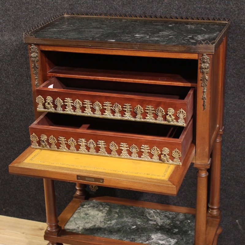 Piccolo secretaire francese in stile Impero del XX secolo-photo-3
