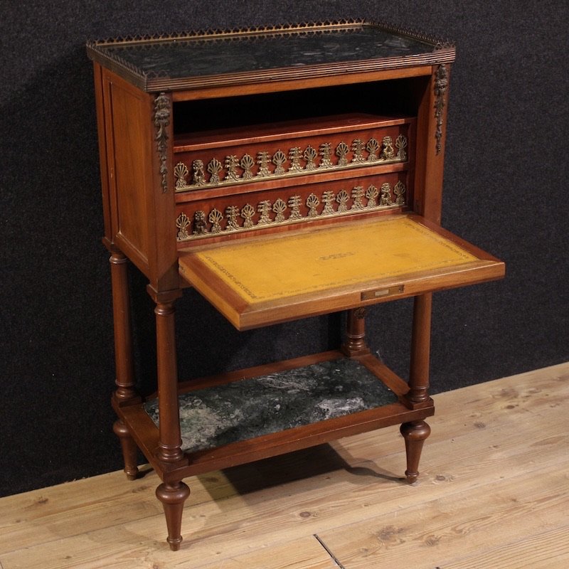 Piccolo secretaire francese in stile Impero del XX secolo-photo-4