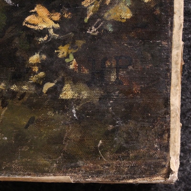 Grande battaglia del XIX secolo, dipinto siglato H.P.-photo-4