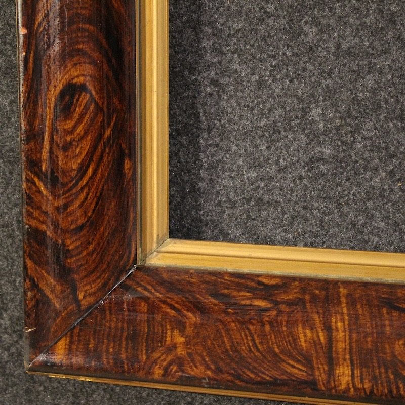 Cornice in legno laccato e dorato del XX secolo-photo-2