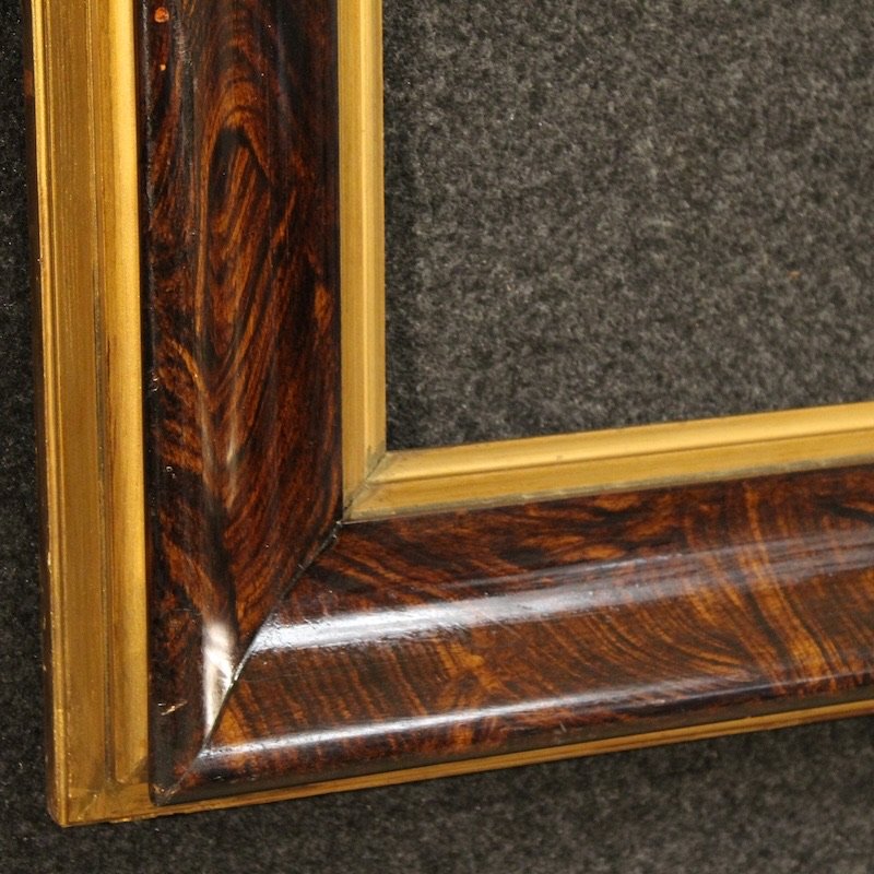 Cornice in legno laccato e dorato del XX secolo-photo-4