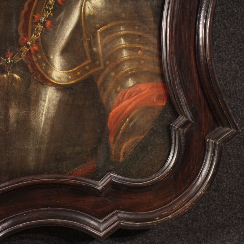 Antico ritratto spagnolo del XVII secolo, Carlo II di Spagna-photo-2