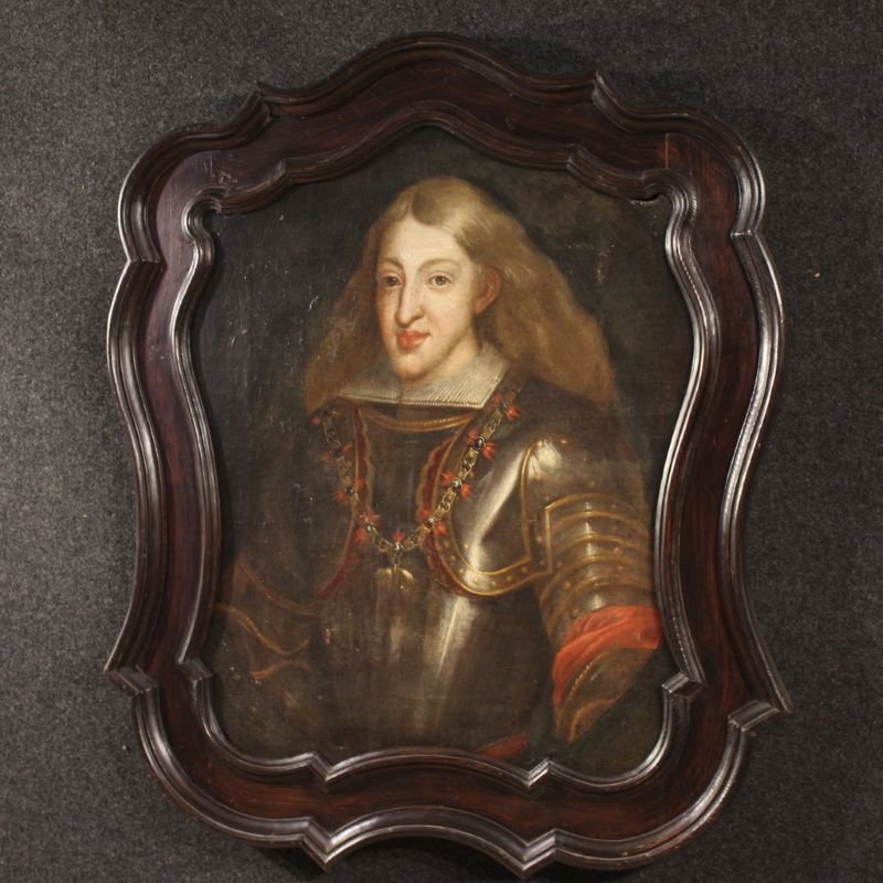 Antico ritratto spagnolo del XVII secolo, Carlo II di Spagna