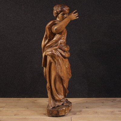 Grande scultura lignea del XVII secolo, Santa Caterina D’Alessandria -photo-2