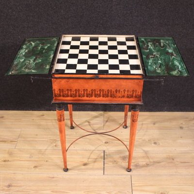 Elegante tavolino da gioco del XX secolo in stile neoclassico -photo-4