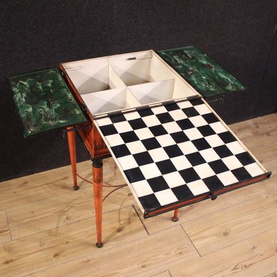 Elegante tavolino da gioco del XX secolo in stile neoclassico -photo-5