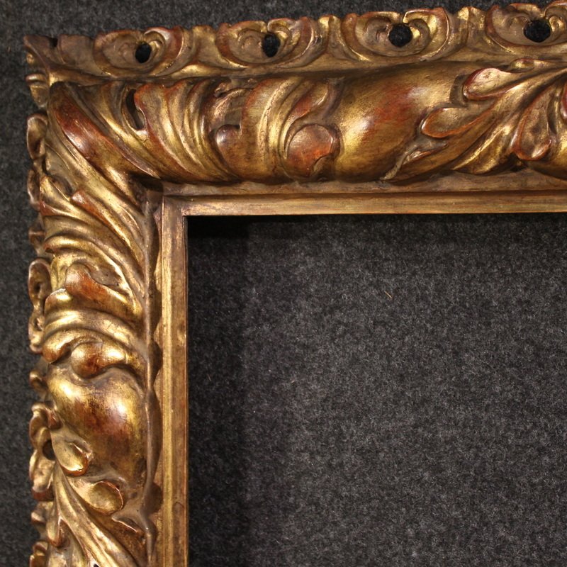 Cornice italiana con ornamenti floreali della metà del XX secolo-photo-5
