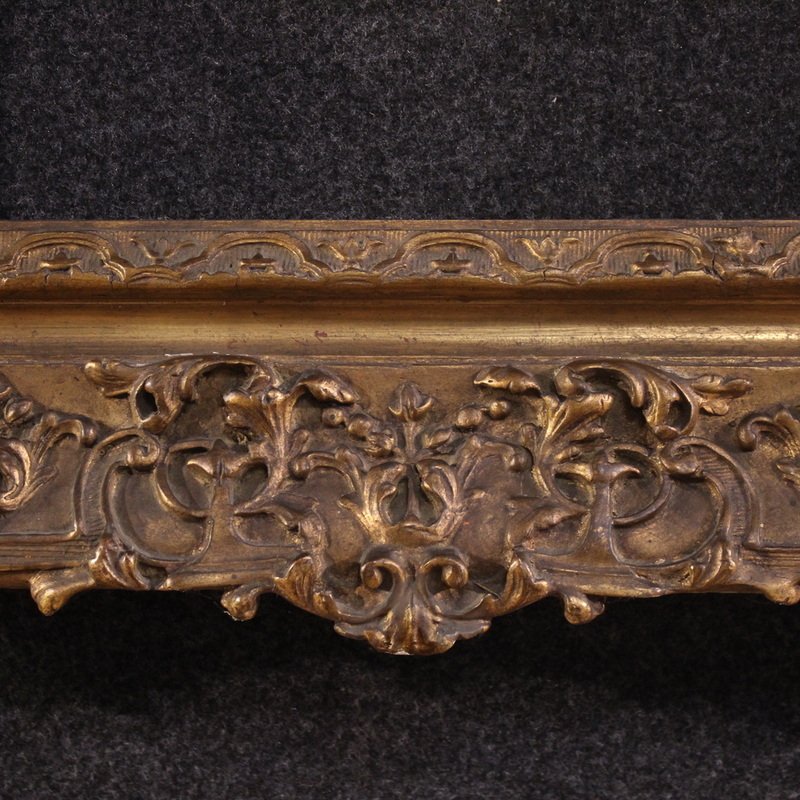 Cornice italiana dorata della metà del XX secolo-photo-3