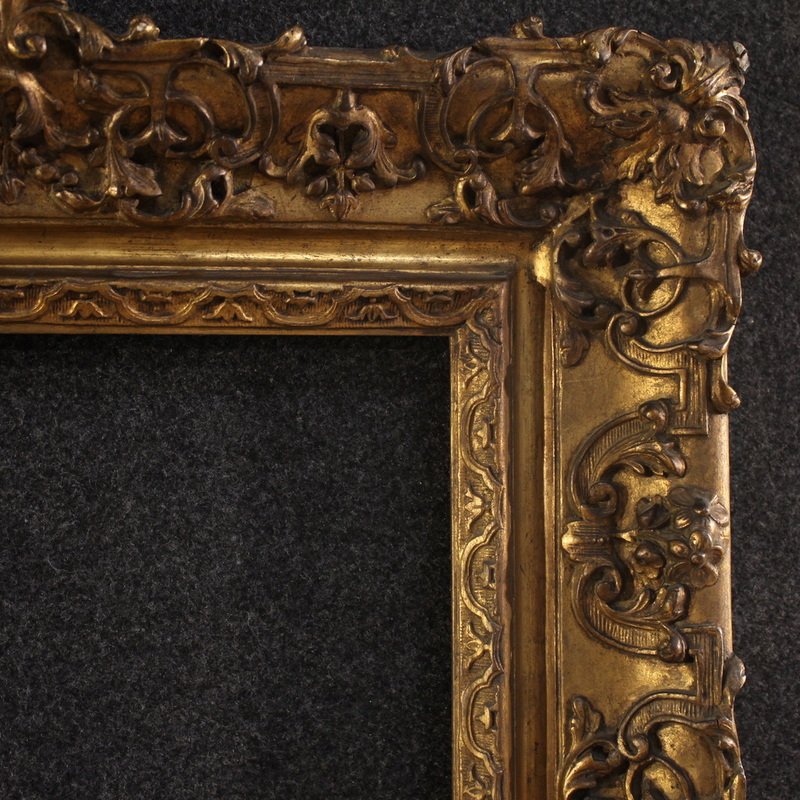Cornice italiana dorata della metà del XX secolo-photo-2