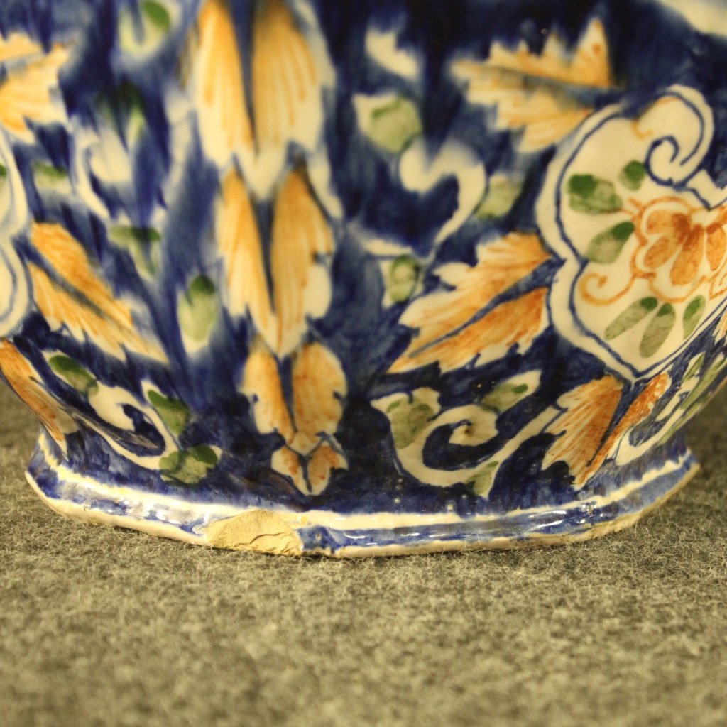 Vaso italiano in ceramica dipinta-photo-5
