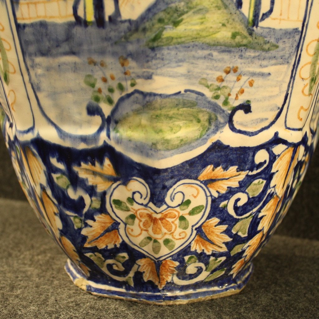Vaso italiano in ceramica dipinta-photo-7