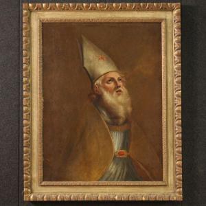 Ritratto di Vescovo dipinto del XVIII secolo