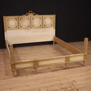 Grande letto matrimoniale in stile Luigi XVI anni 50'