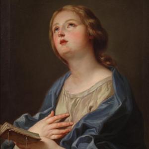 Dipinto italiano del XIX secolo, Madonna orante