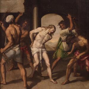 Quadro italiano del XVII secolo, Flagellazione di Cristo