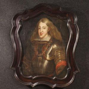 Antico ritratto spagnolo del XVII secolo, Carlo II di Spagna