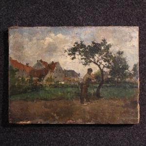 Dipinto olandese del XIX secolo, Paesaggio impressionista