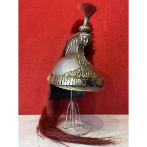 Trumpet Helmet Of The Paris Horse Republican Guard, Model 1876, France Cavalery