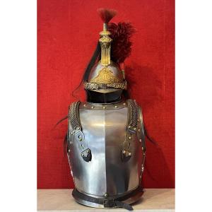 Napoleon III Imperial Guard Cuirassier Helmet And Cuirassier Set, Second Empire