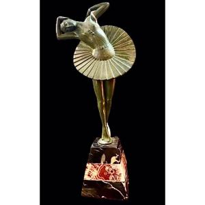Art Deco Bronze By Ghanu Gandcheff 