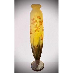 Daum Nancy Vase With Freesias