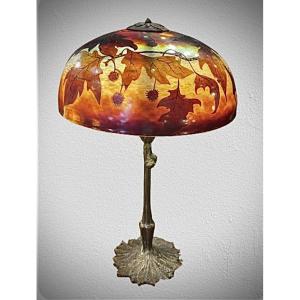 Important Lamp By Muller Brothers Luneville