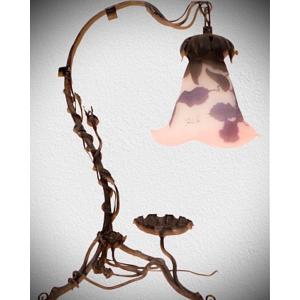 Emile Gallé Art Nouveau Lamp