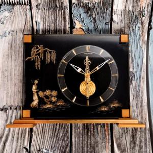  Jaeger Lecoultre Marina 'bird Of Paradise' Clock -1970- 