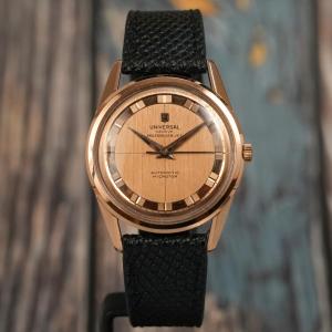 Universal Genève Polrouter Jet 18k Rose Gold -1960-