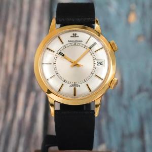 Jaeger-lecoultre Memovox 37 Mm Automatic 18k Yellow Gold - 1967 - 