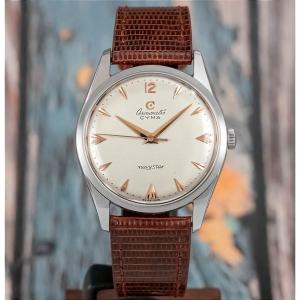 Cyma Chronometer Navystar Stainless Steel Circa 1950