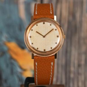 Boucheron Type Calatrava 18k Rose Gold Circa 1960