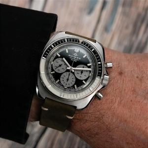 Chronograph Movado Datron Super Sub Sea Hs 360 Cal.3019 Phc El Primero -1969-