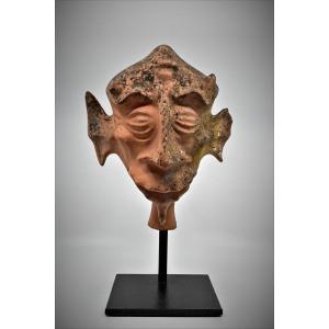 Terracotta Devil's Head