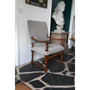 Louis XIII Louis XIV Armchair 17th Century France