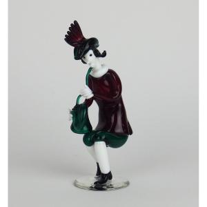 Glass Musician By Fulvio Bianconi For Venini