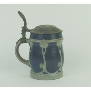 "art Nouveau "stoneware Mug