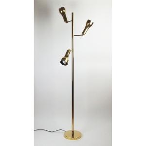 1960's Brass Floor Lamp