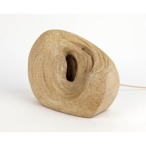 Stone Lamp By Arsène Galisson