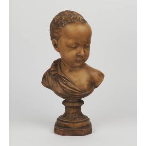 Bust Of A Child After Germain Pilon
