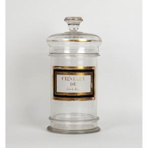 Glass Pharmacy Jar