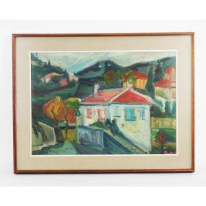 "landscape Of Bergamo" Painting By Silvio Pasotti
