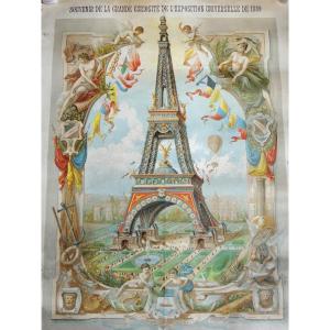 Original Poster The Eiffel Tower From The Universal Exhibition Of 1889