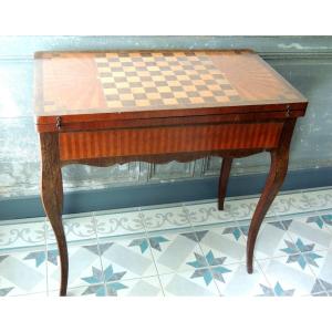 Marquetry Games Table, Louis XV, 20th 