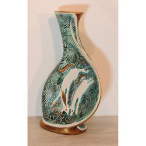 Ceramic Vase By Italian Artist Sesto Fiorrentino Sicas From 1950 Modern Art 20th