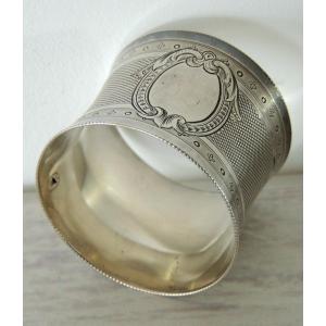 30g Solid Silver Napkin Ring Or Napkin Ring, 19th Century