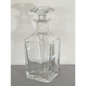 Baccarat Crystal Whiskey Decanter Harcourt Model Perfect Condition, 24.5 Cm High 20th Century