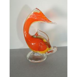 Murano, Fish, Glass Dolphin  