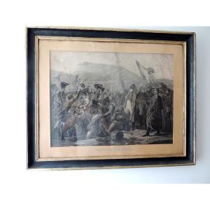 Napoleon, Return Of Napoleon From The Island Of Elba In 1815, Original Period Print, 19th